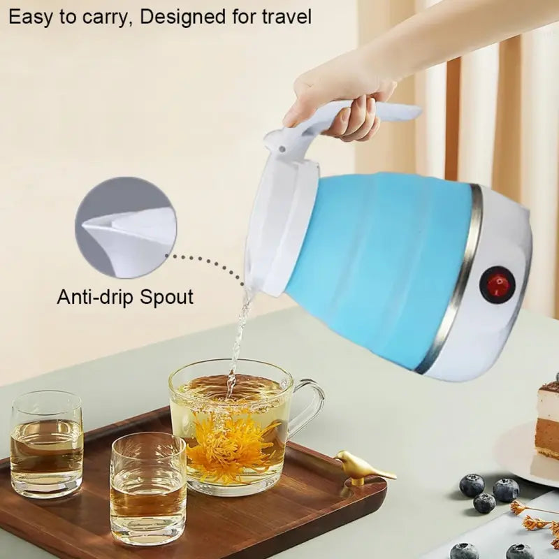 Silicone Foldable Electric kettle For Travel and Houshold, Automatic Function Bachat Dukan