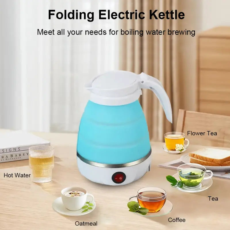 Silicone Foldable Electric kettle For Travel and Houshold, Automatic Function Bachat Dukan