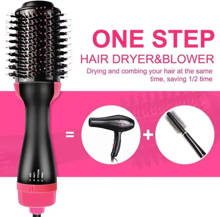 Shenish™ 4-in-1 Blow Hair Dryer - Volumizer Brush, Straightening & Curl Shenish.com