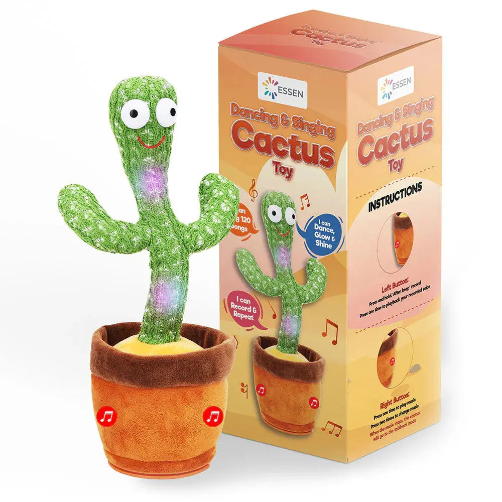 Cactus-Shaped Dance Toy with Adjustable Volume Control Frakin Store