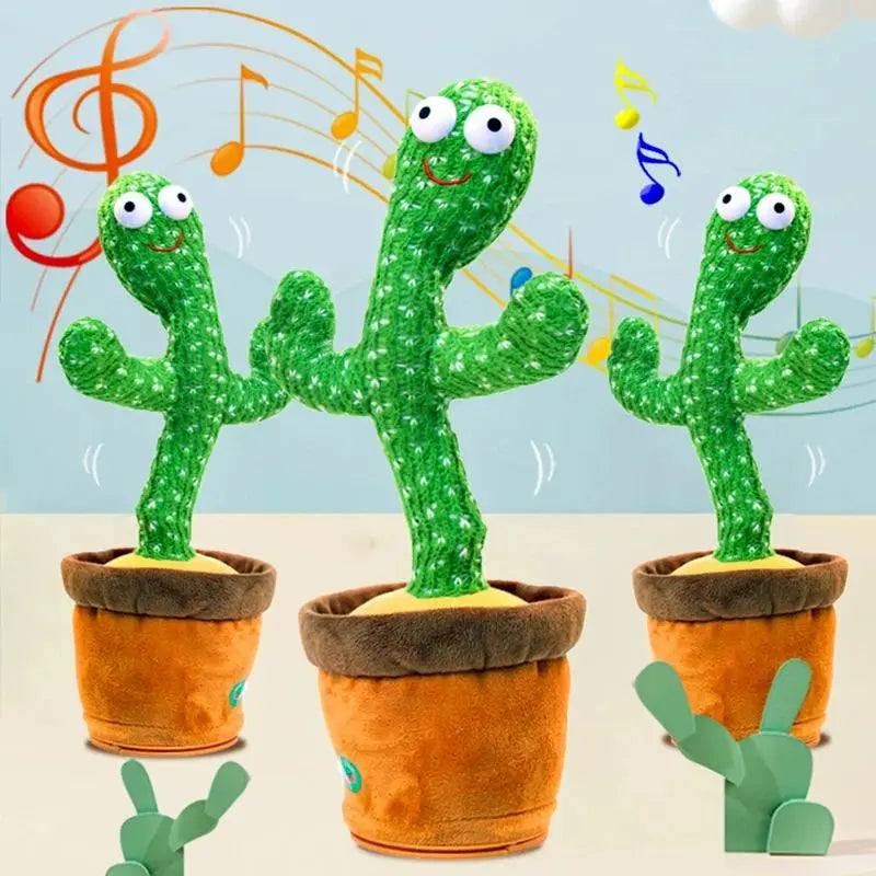 Cactus-Shaped Dance Toy with Adjustable Volume Control Frakin Store