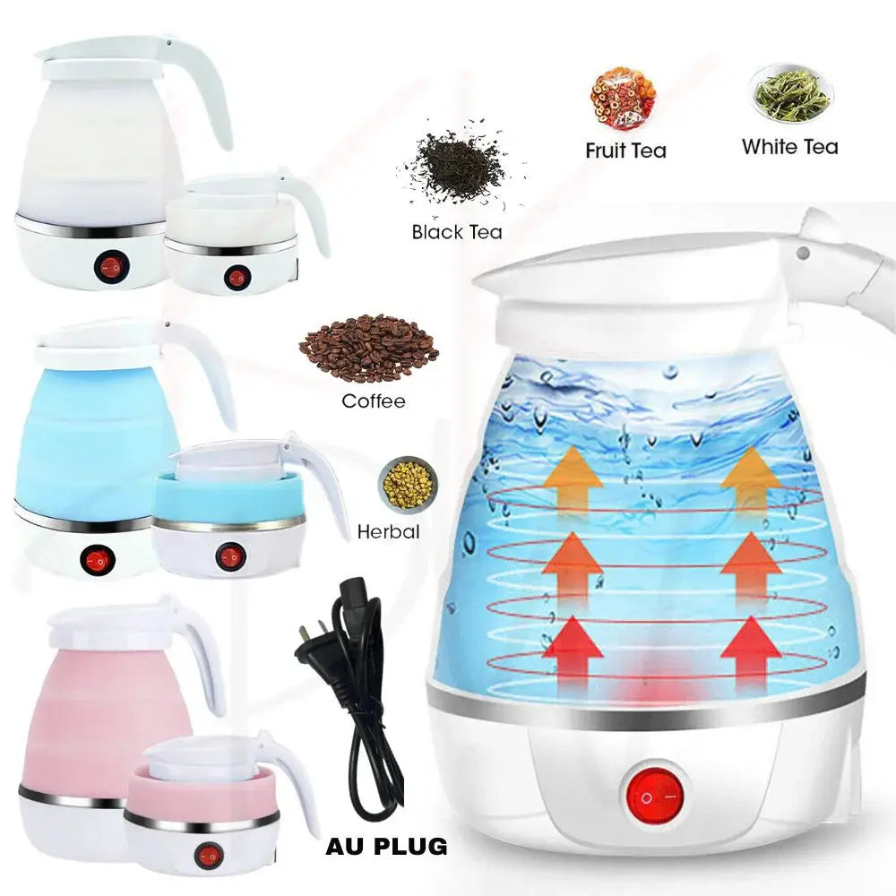 Silicone Foldable Electric kettle For Travel and Houshold, Automatic Function Bachat Dukan