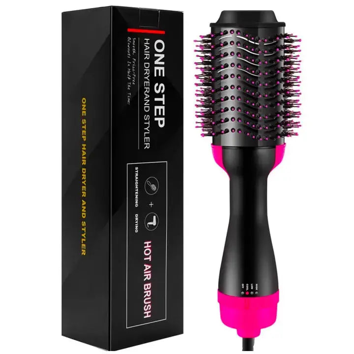 Shenish™ 4-in-1  Blow Hair Dryer - Volumizer Brush, Straightening & Curl Shenish.com