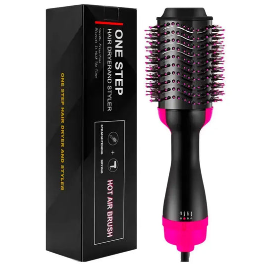 Shenish™ 4-in-1  Blow Hair Dryer - Volumizer Brush, Straightening & Curl Shenish.com
