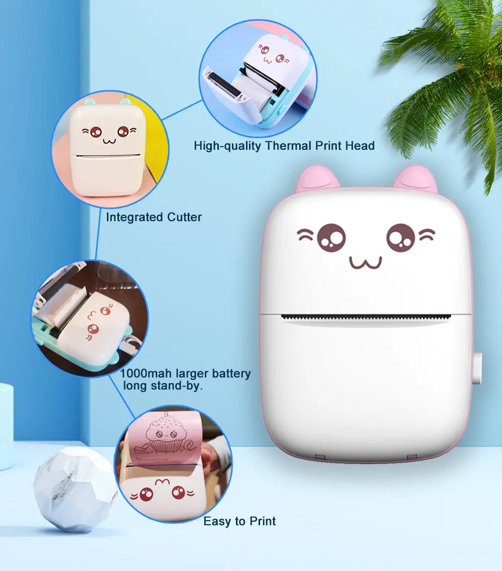 Best Mini Printer – Portable & Affordable Mini Mobile Printer for Photos & Documents Trendz haven