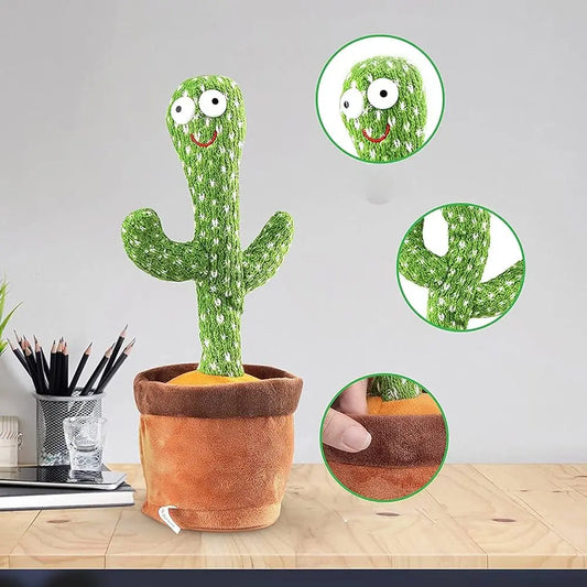 Cactus-Shaped Dance Toy with Adjustable Volume Control Frakin Store