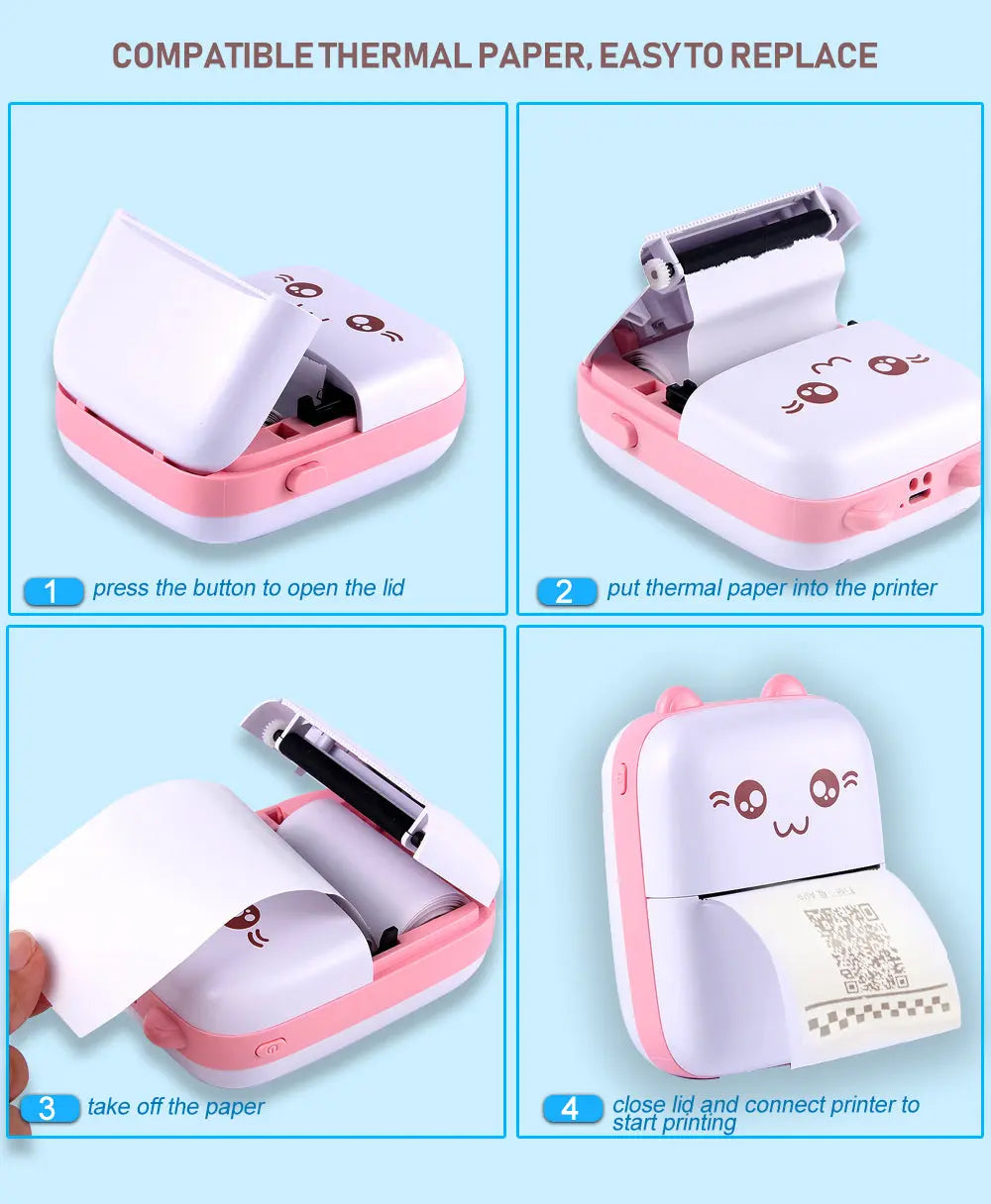 Best Mini Printer – Portable & Affordable Mini Mobile Printer for Photos & Documents Trendz haven