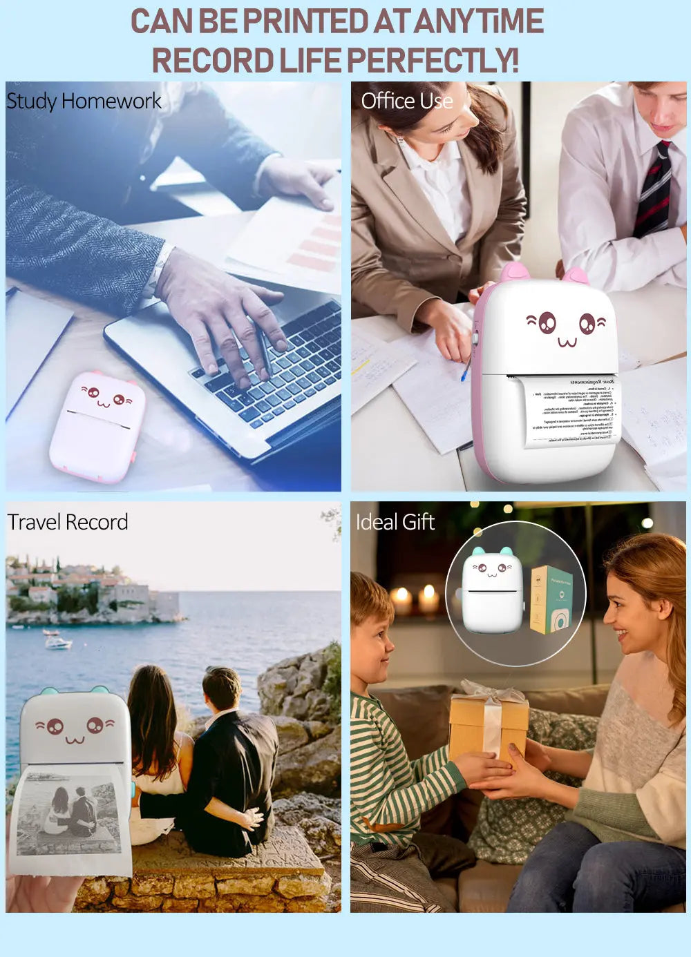 Best Mini Printer – Portable & Affordable Mini Mobile Printer for Photos & Documents Trendz haven